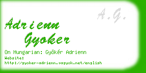 adrienn gyoker business card